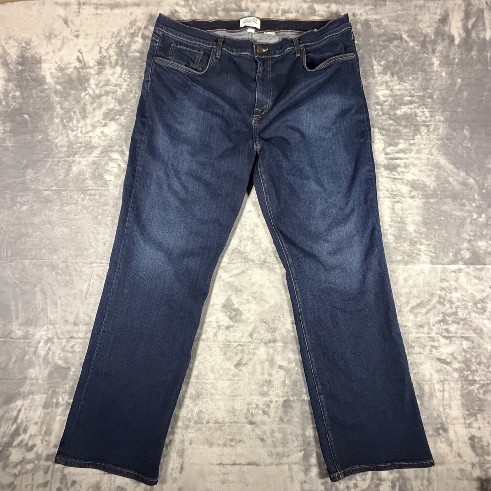 Tecovas Jeans Men's 40x30 Blue Denim Dark Wash Standard Stretch Straight Western